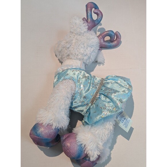 Build a Bear Glisten Plush Reindeer 13" Lights Up Works! Christmas Santa’s Deer - Picture 2 of 11